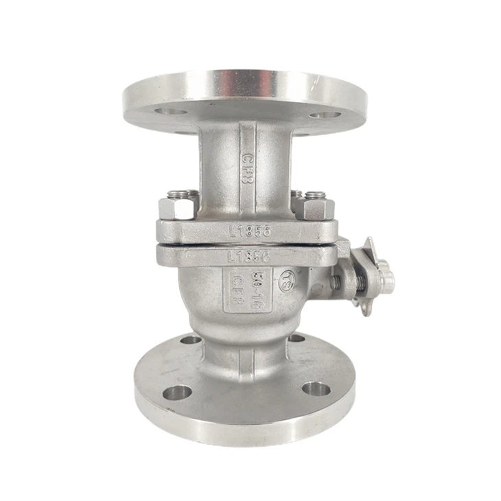 Válvula de esfera de flange 304