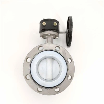 Flange da turbina Ptfe Butterfly Valve